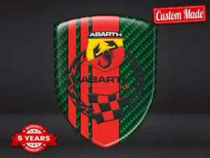 Fiat Abarth Vinylsticker Sportlich Racing Design Auto